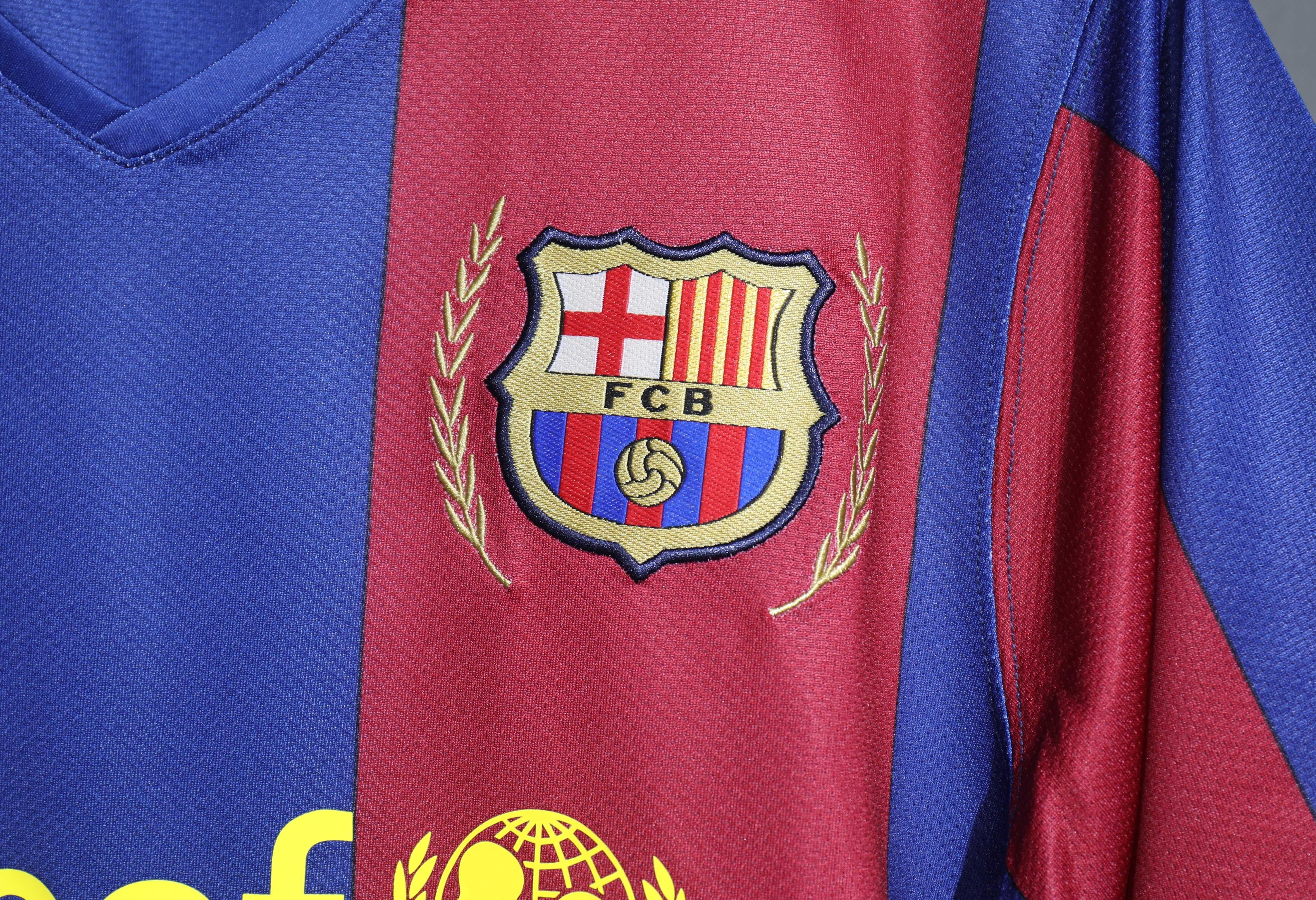 Retro 07/08 Barcelona Home player version Size S-3XL