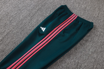 26/27 re@l Medrid white/dark green(rose pink color scheme） Full-Zip Jacket Suit