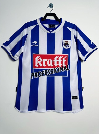 02/03 Real Sociedad home retro version S-XXL