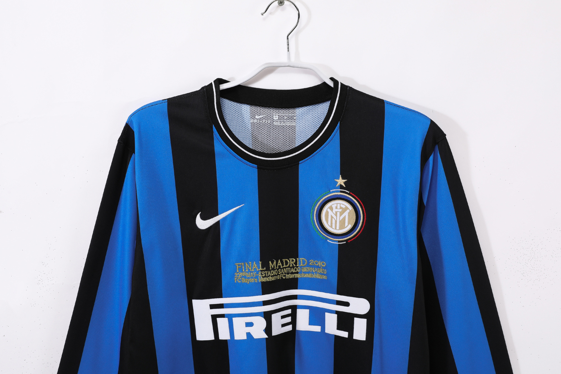 2010 inter milan home long sleeve retro version S-XXL