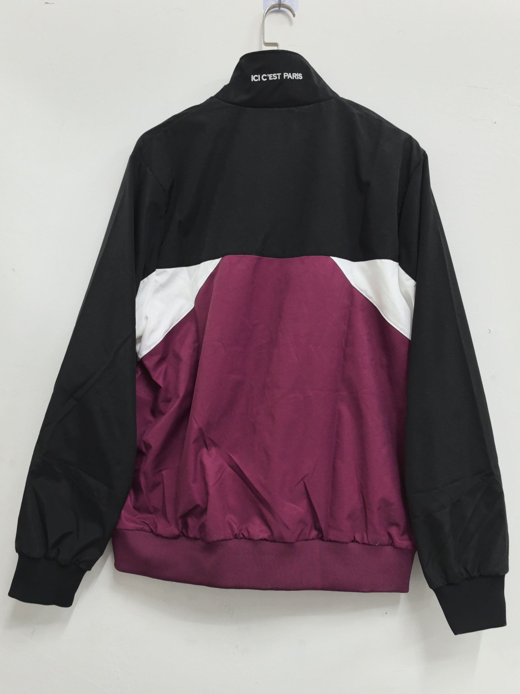 25/26 Windbreaker Paris Saint-Germain PSG training Black-Purple Waterproof thickened version S-XXL