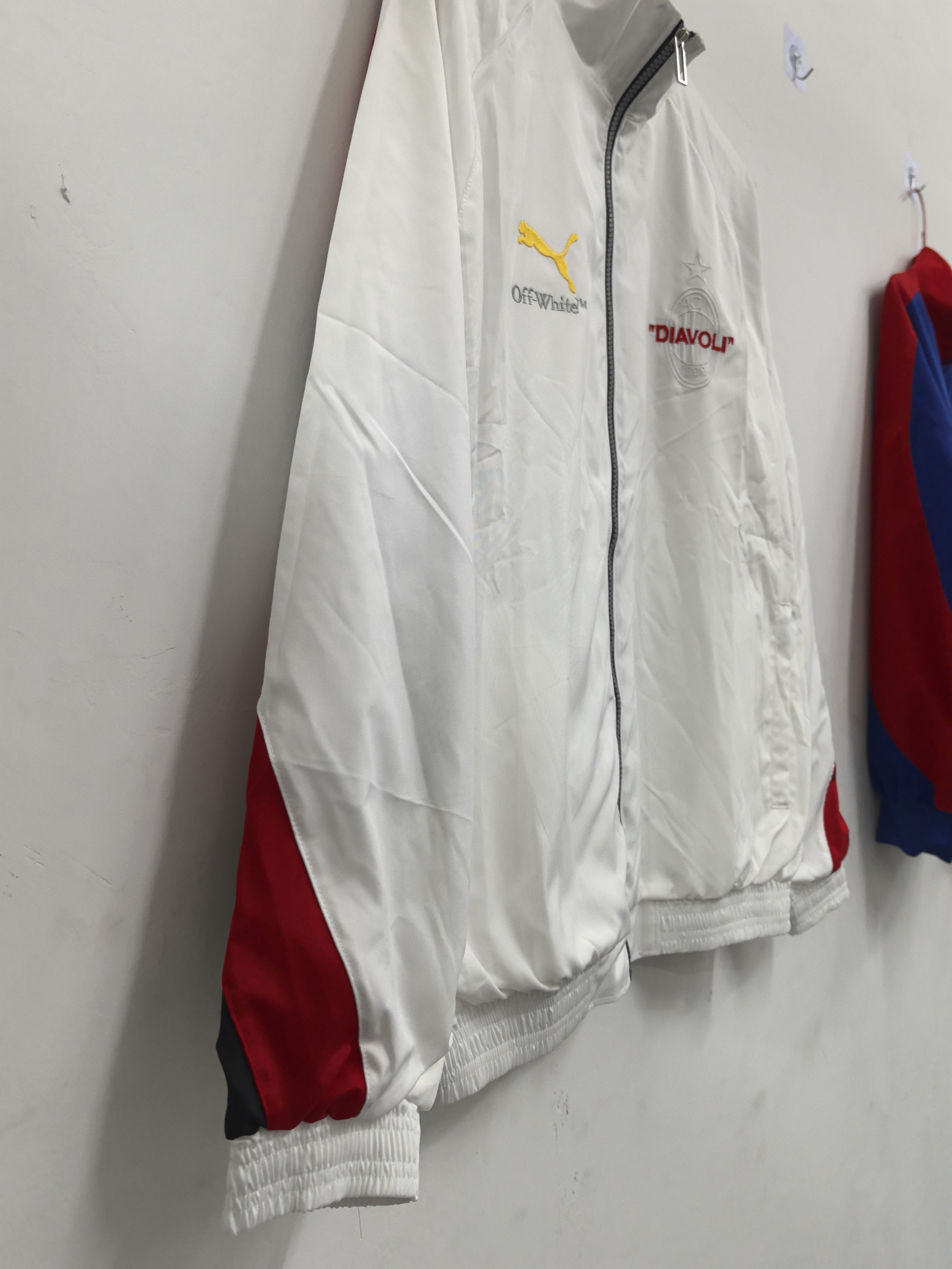 25/26 Windbreaker AC Milan training white Waterproof thickened version S-XXL