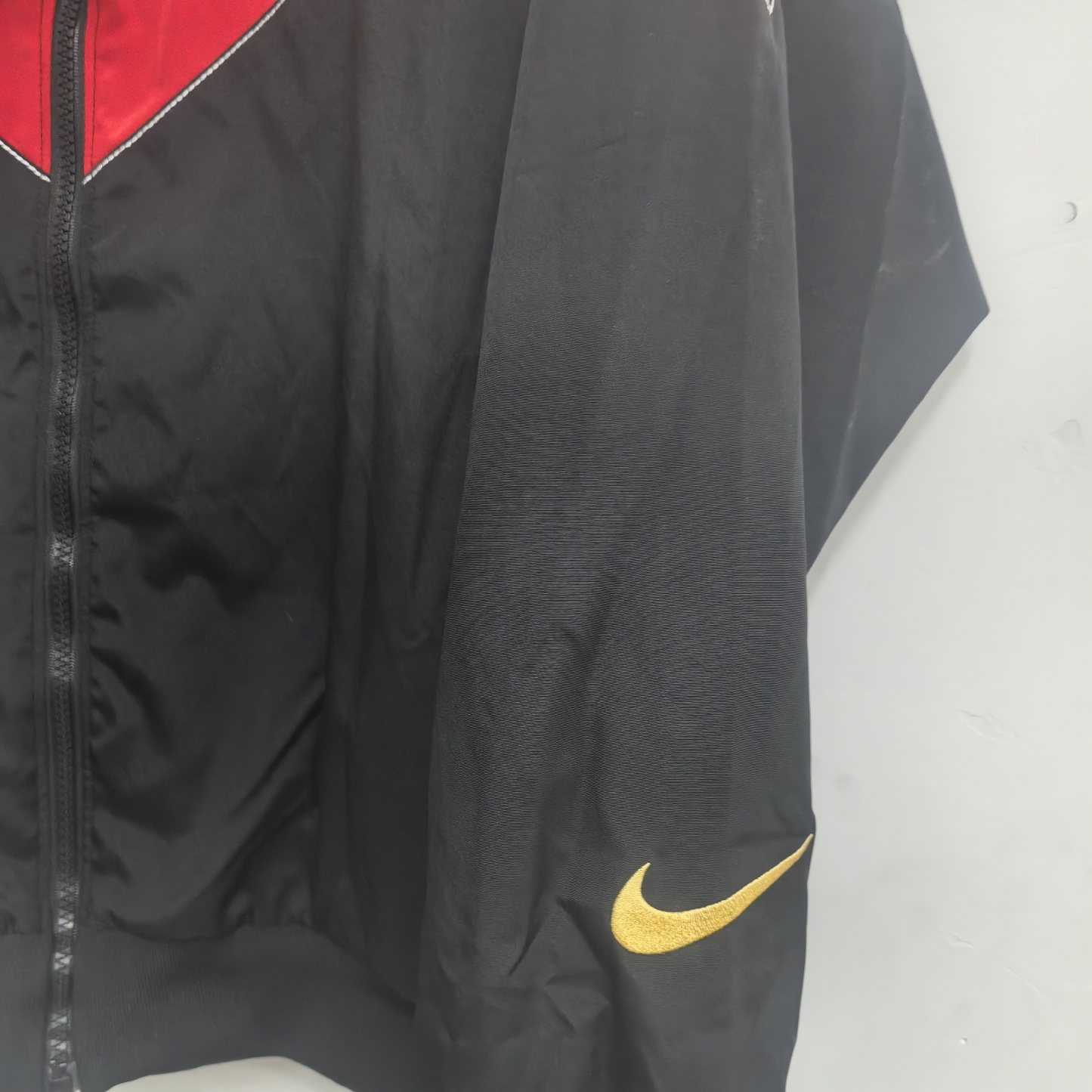 06/07 retro Manchester United M-U black waterproof thickened windbreak S-XXL