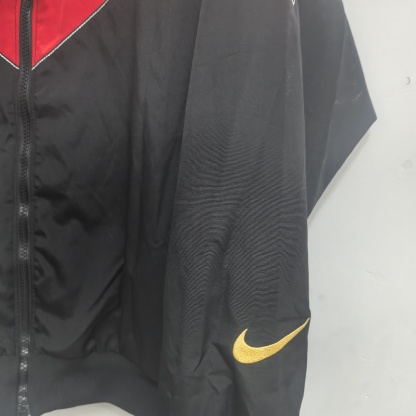 06/07 retro Manchester United M-U black waterproof thickened windbreak S-XXL