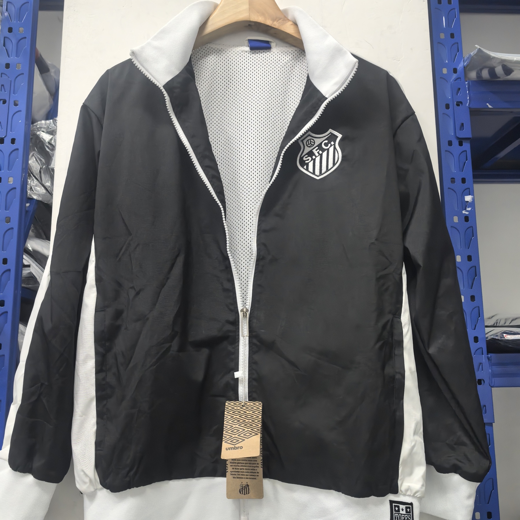 retro Santos black waterproof thickened windbreak S-XXL