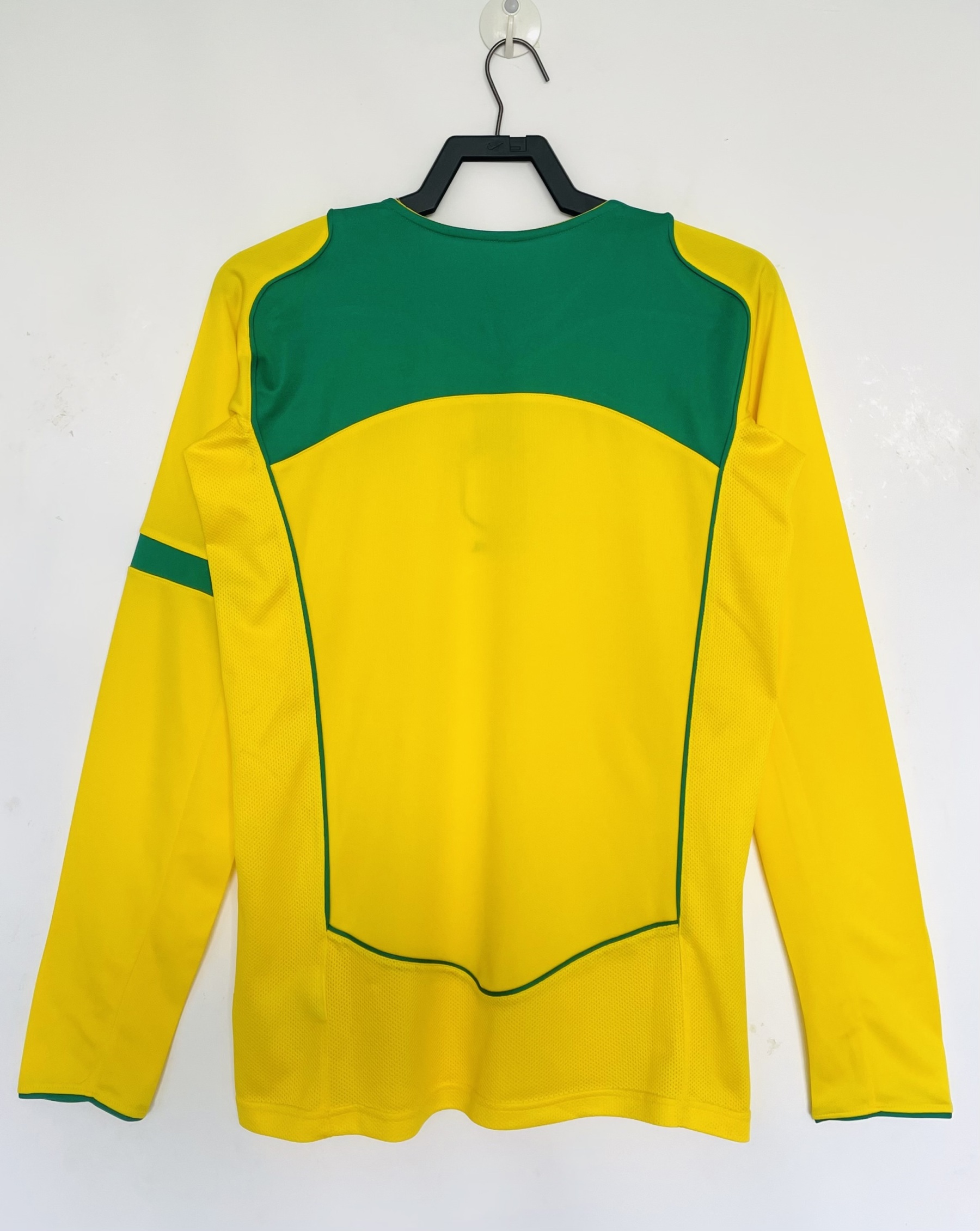 Retro 2004 Brazil home long sleeve S-XXL