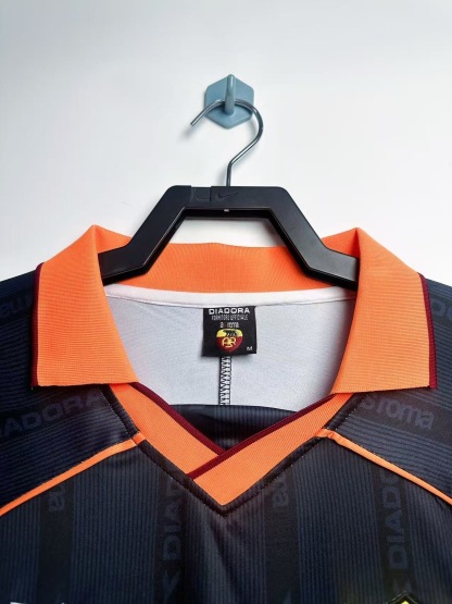 99/00 Roma third long sleeve retro version S-XXL
