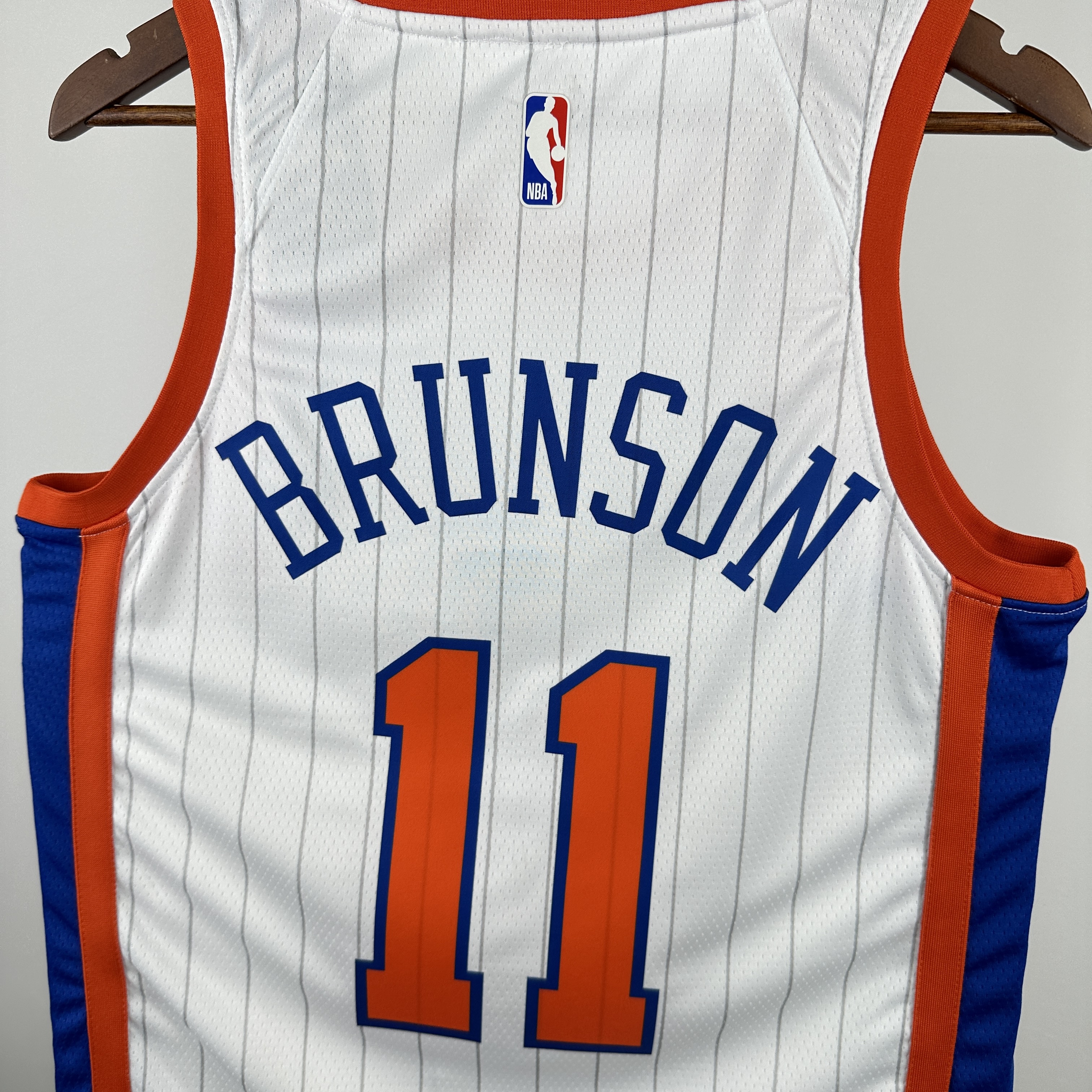 2025 NBA New York Knicks white Heat pressed city version NO.11 jersey S-XXL