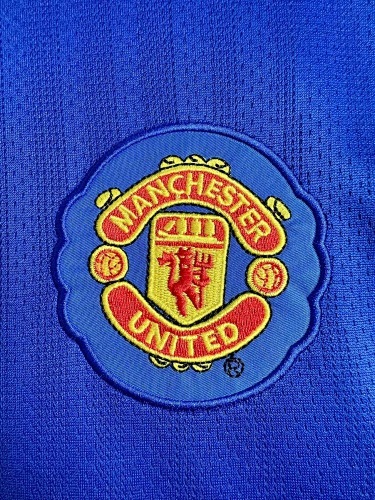 07/08 Manchester United M-U goalkeeper blue Retro Version S-XXL