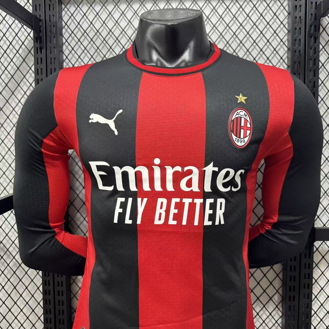 26/27 AC Mil@n home long sleeve player version S-3XL
