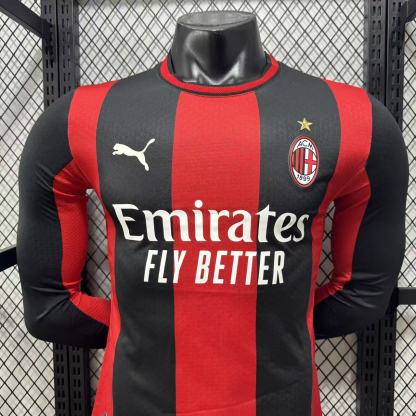 26/27 AC Mil@n home long sleeve player version S-3XL