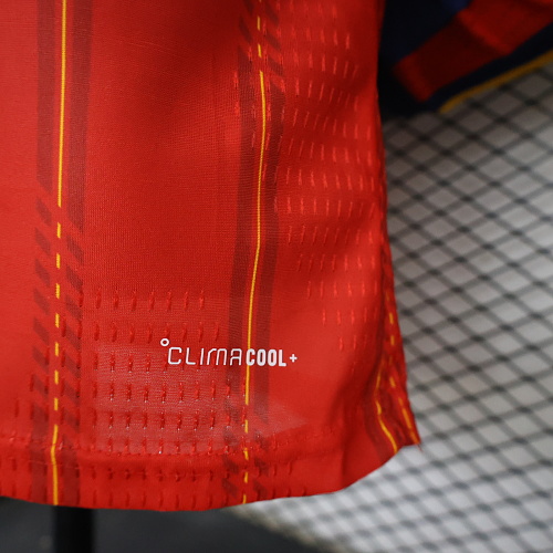 2026 Spain home two star with champion patch long sleeve player version S-3XL