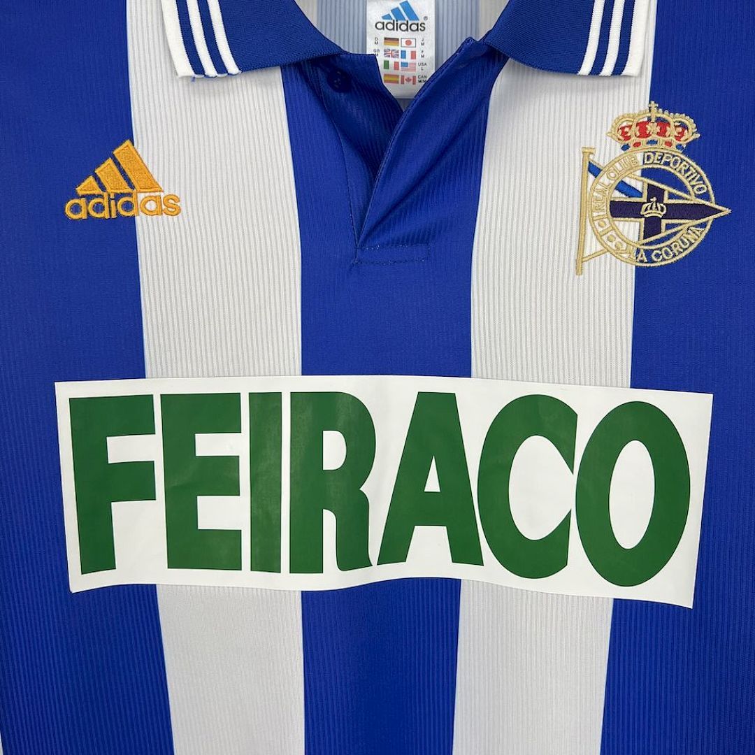 1999/2000 Deportivo La Coruna home retro version S-XXL