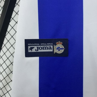 03/04 Deportivo La Coruna home retro version S-XXL