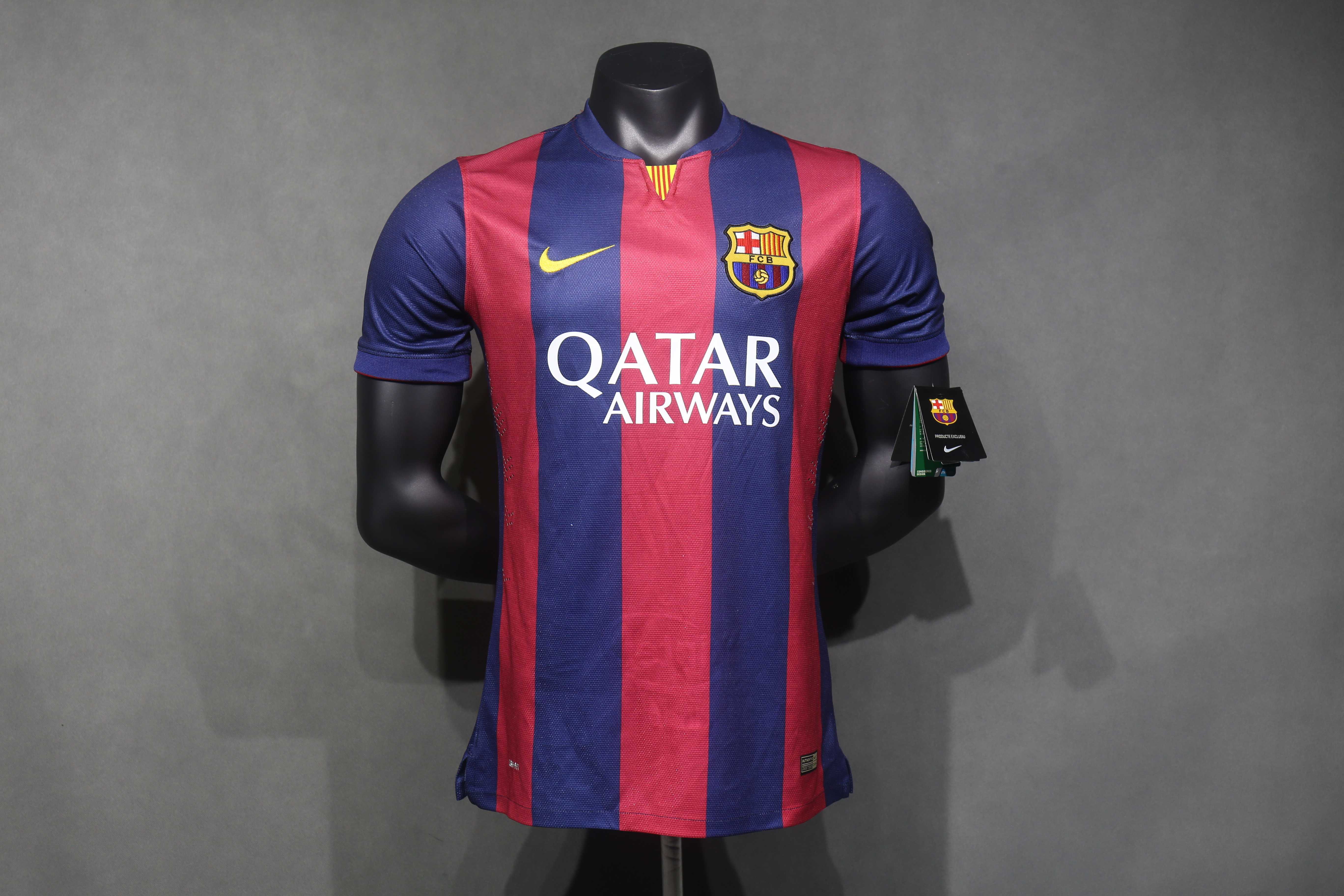 Retro 2014/15 Barcelona Home player version Size S-3XL