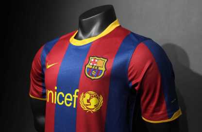 Retro 10/11 Barcelona Home player version Size S-3XL