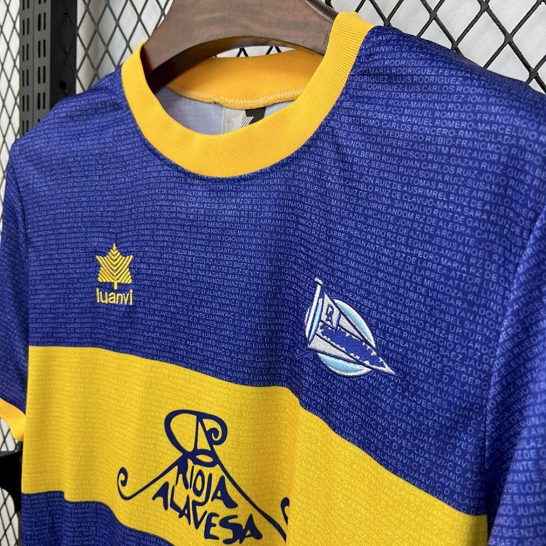 00/01 Deportivo Alaves Champions League Final Vintage retro version S-XXL