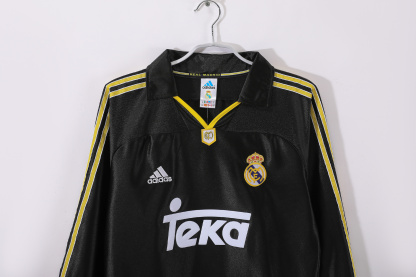 Retro re@l Medrid long sleeve 99/01 away S-XXL