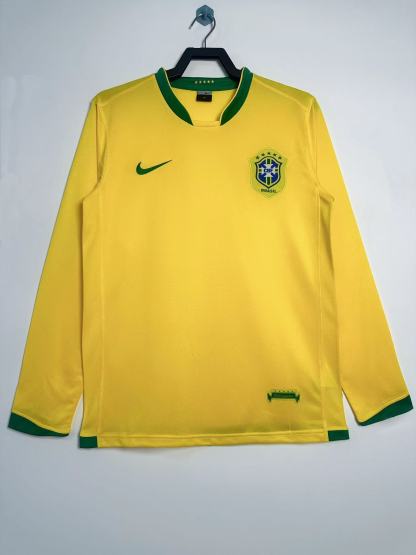 Retro 2006 Brazil home long sleeve S-XXL