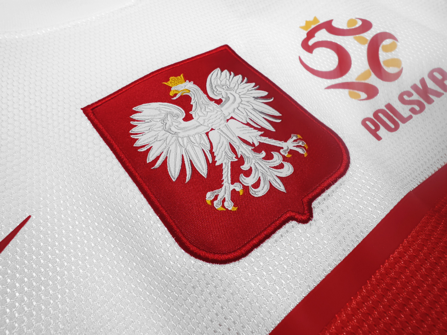 2012 Poland home fan version size S-2XL