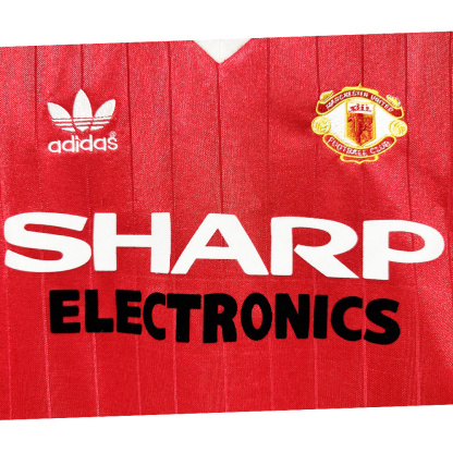 82/83 Manchester United home long sleeve retro version S-2XL