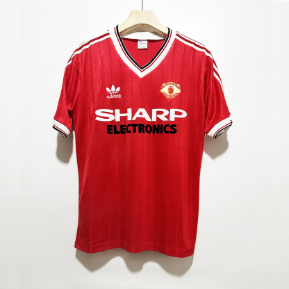 82/83 Manchester United home retro version S-2XL