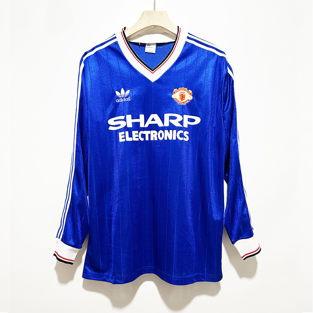 82/83 Manchester United third long sleeve retro version S-2XL