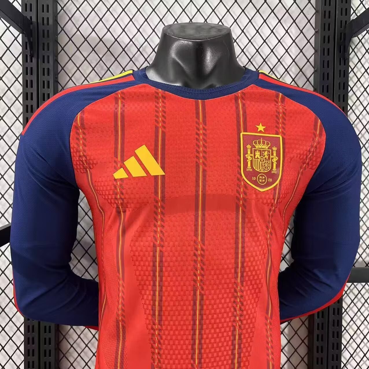 2026 Spain Home long sleeve player version S-4XL