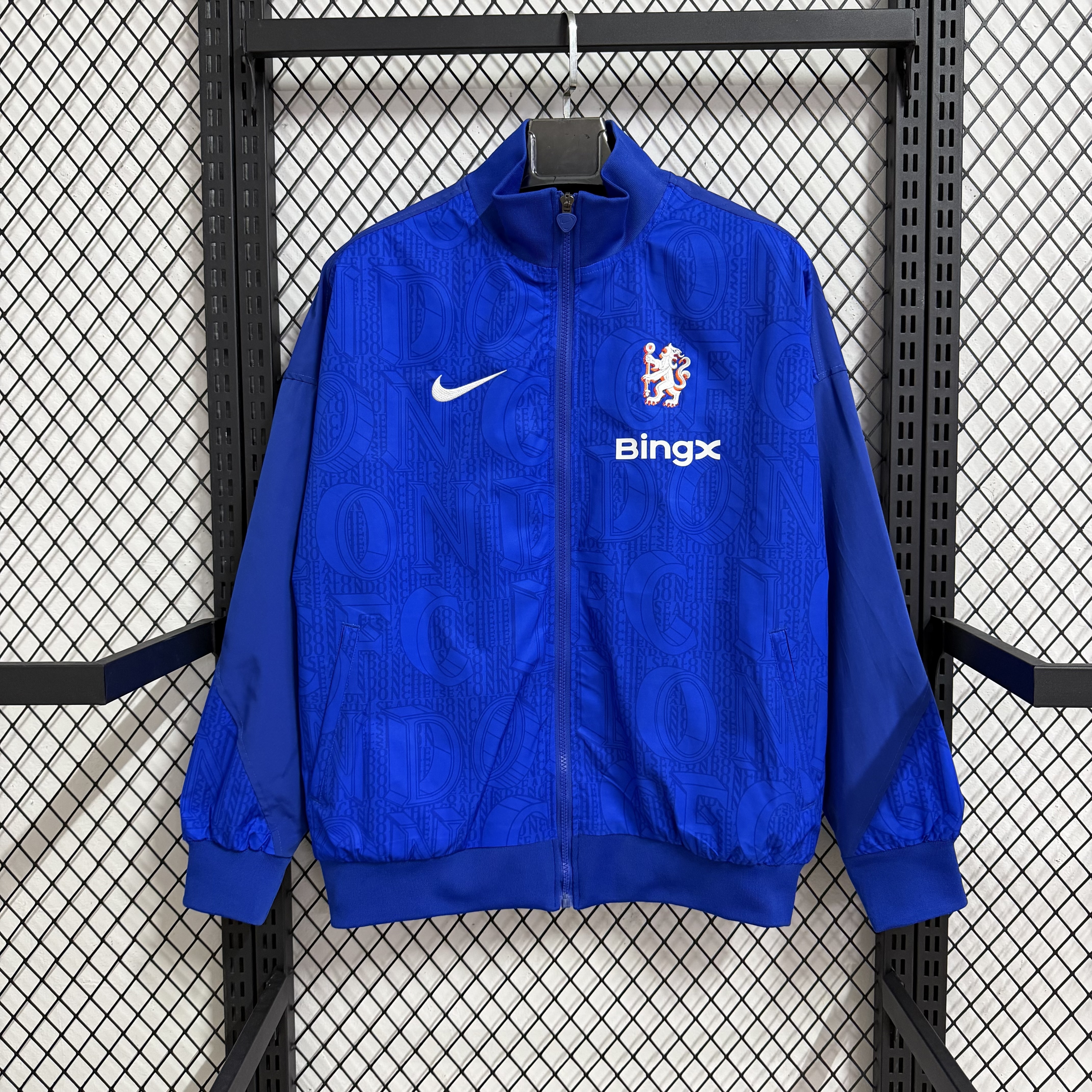25/26 Windbreaker Chelse@ training blue Waterproof thickened version S-XXL