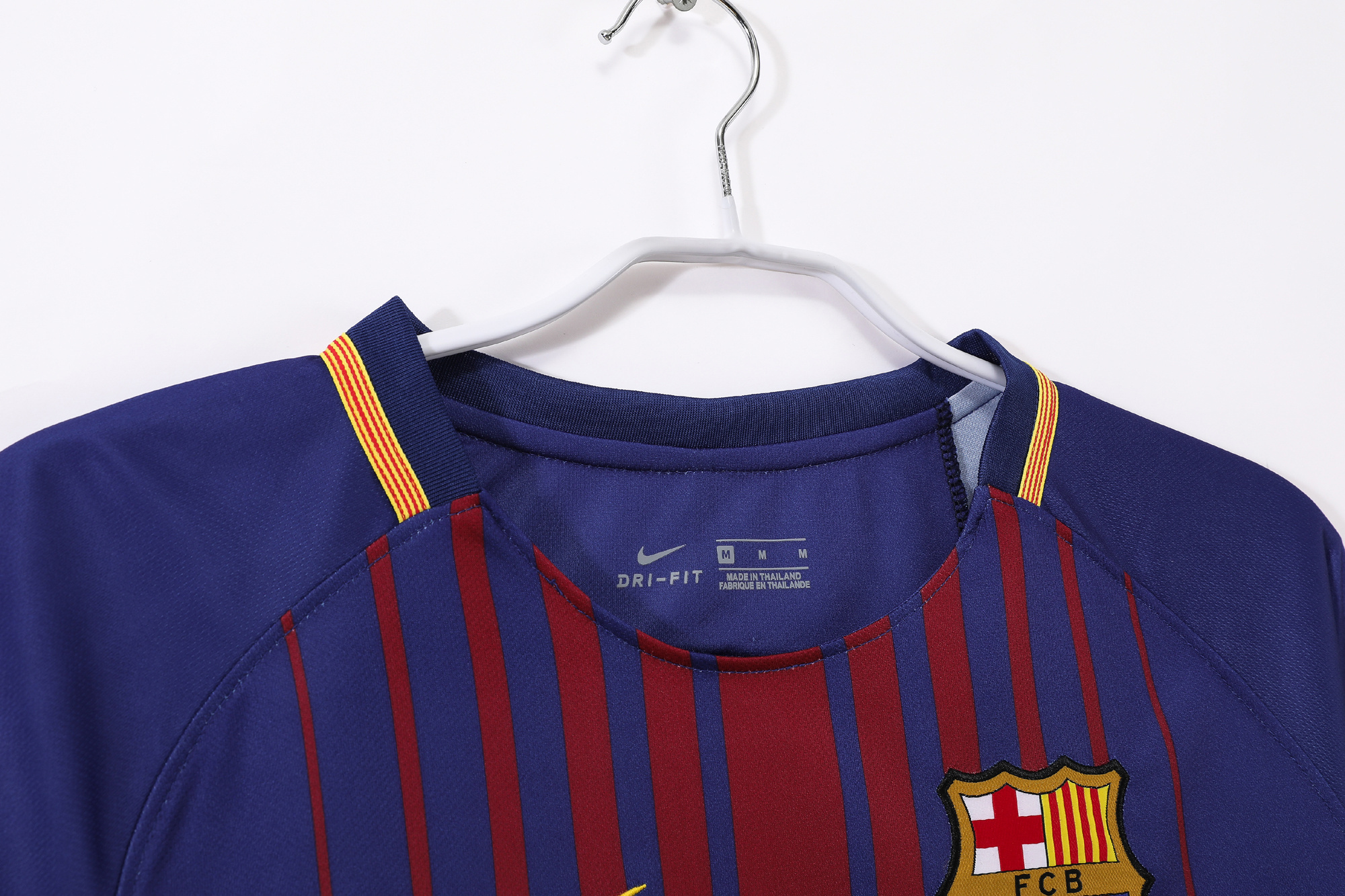 Retro 17-18 Barcelona long sleeve Home Size S-XXL