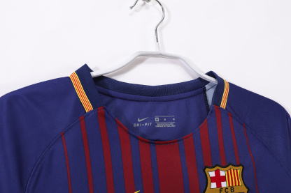 Retro 17-18 Barcelona long sleeve Home Size S-XXL
