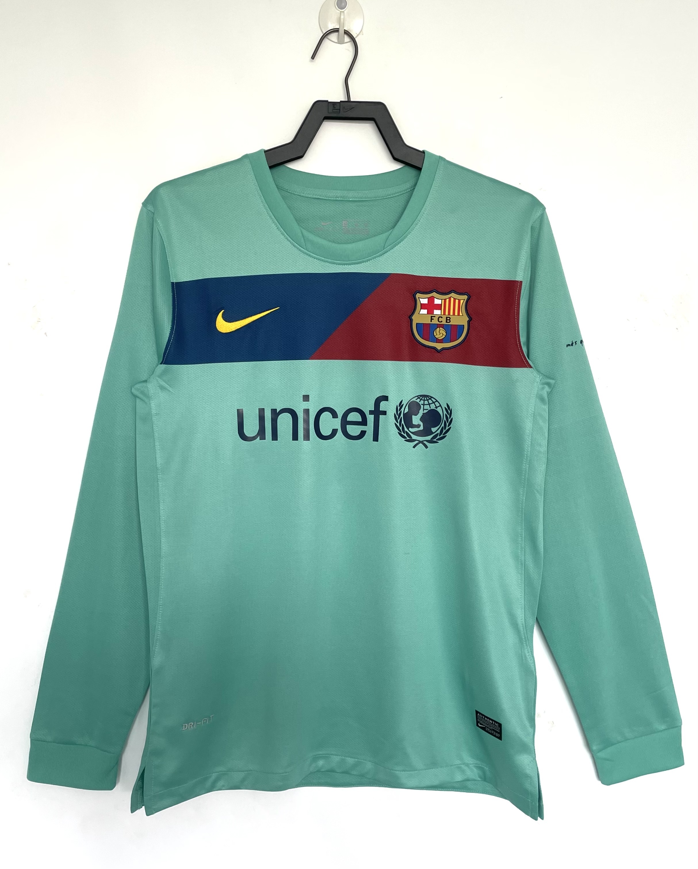 Retro Barcelona 10-11 long sleeve away S-XXL