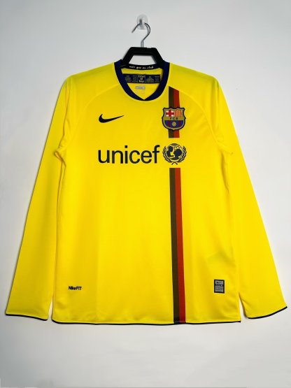 Retro Barcelona 08/09 Away long sleeve S-XXL