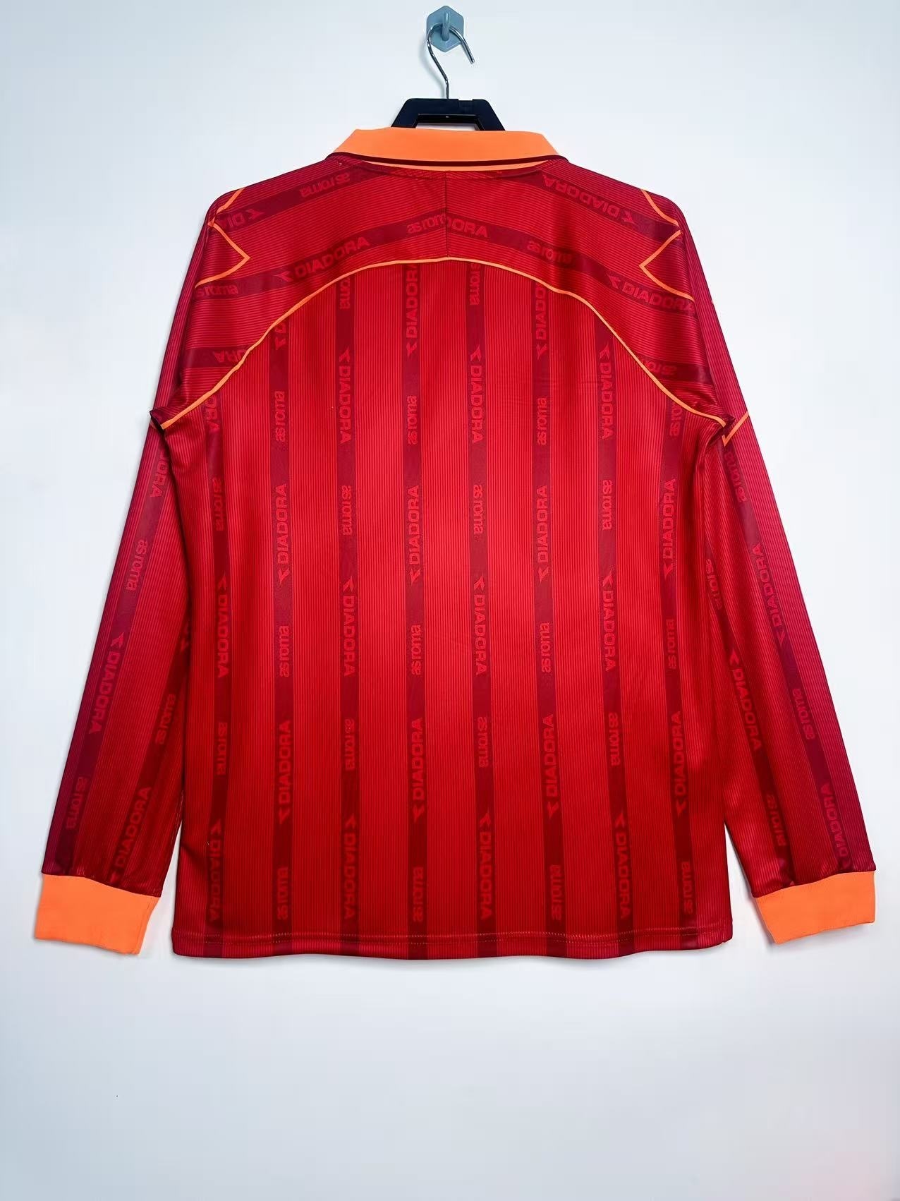 99/00 Roma home long sleeve retro version S-XXL