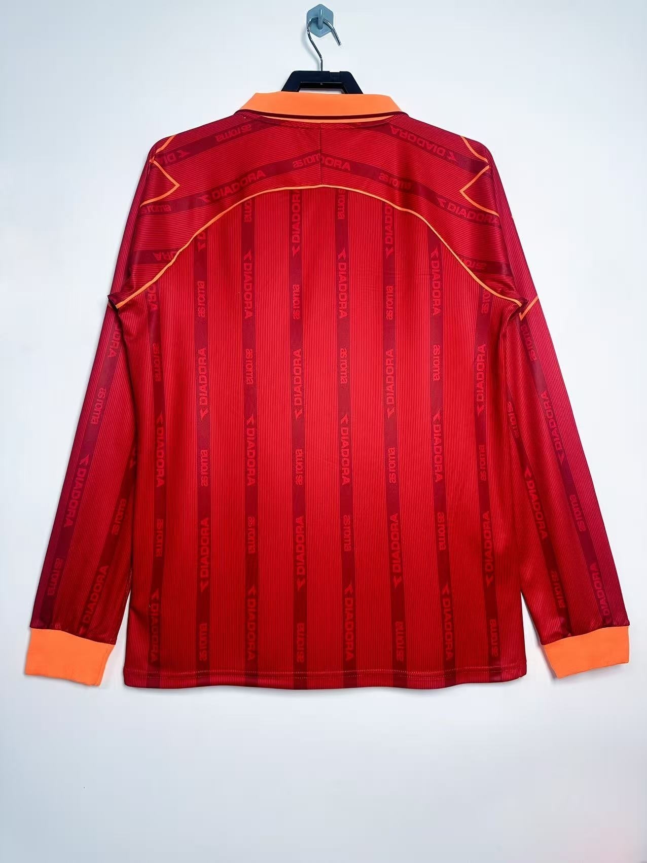 99/00 Roma home long sleeve retro version S-XXL