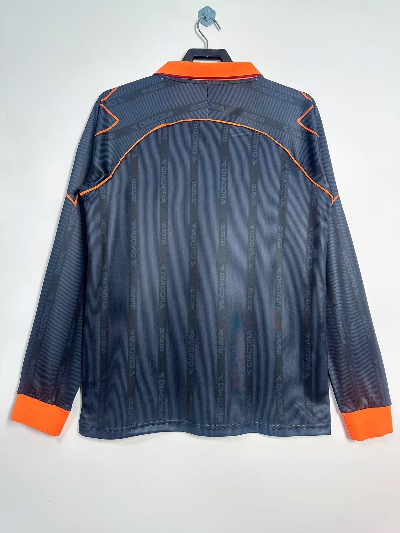 99/00 Roma third long sleeve retro version S-XXL