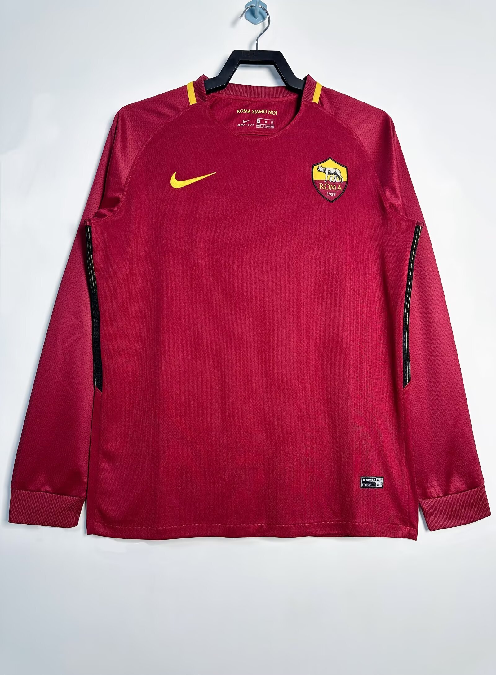 17/18 Roma home long sleeve retro version S-XXL