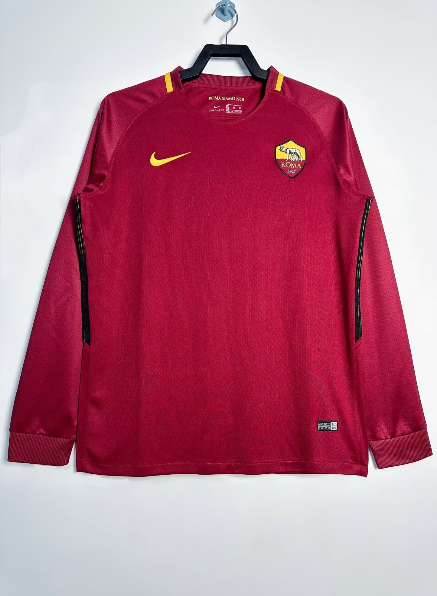17/18 Roma home long sleeve retro version S-XXL