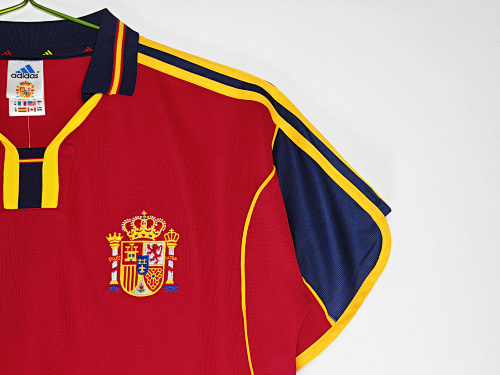  2000 Spain home retro version S-XXL