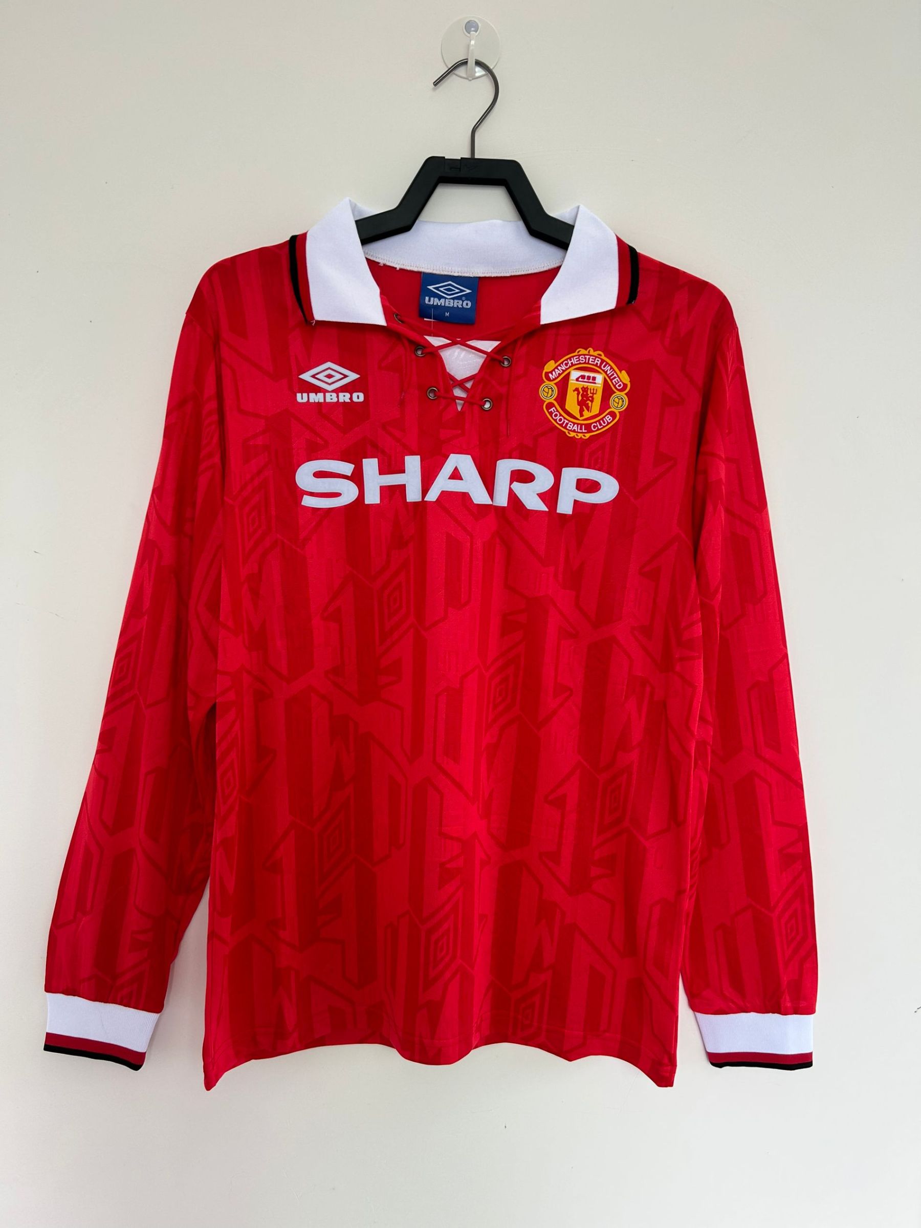 Retro 92/94 Manchester home long sleeve United  S-2XL