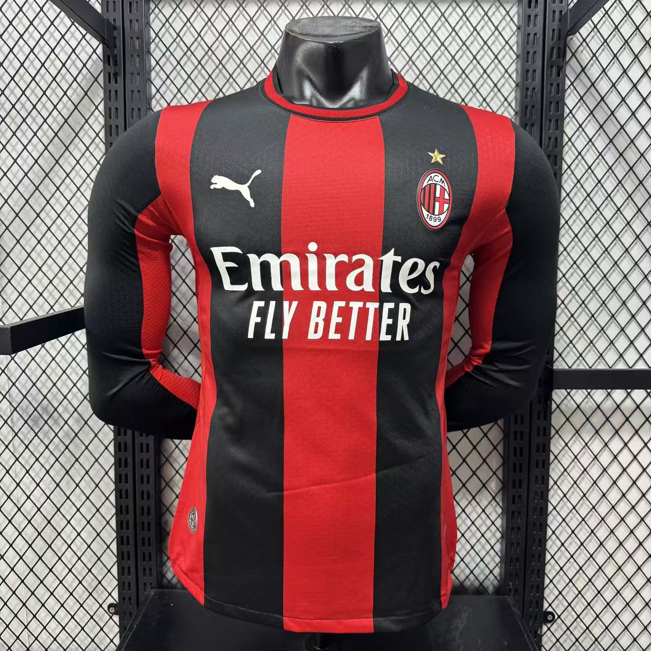 26/27 AC Mil@n home long sleeve player version S-3XL