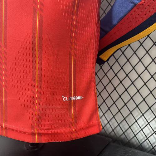 2026 Spain Home two star long sleeve player version S-4XL