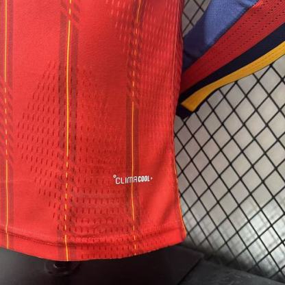 2026 Spain Home two star long sleeve player version S-4XL