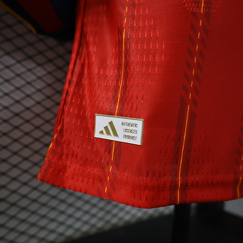 2026 Spain home two star with champion patch long sleeve player version S-3XL