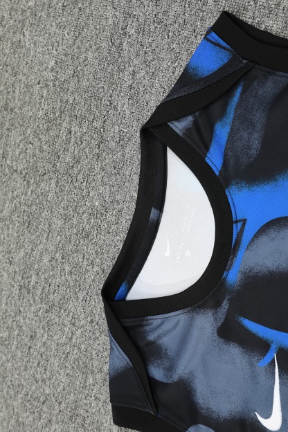 25/26 Inter Milan training blue-black vest set fan version S-XXL