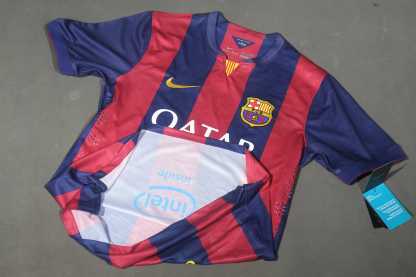 Retro 2014/15 Barcelona Home player version Size S-3XL