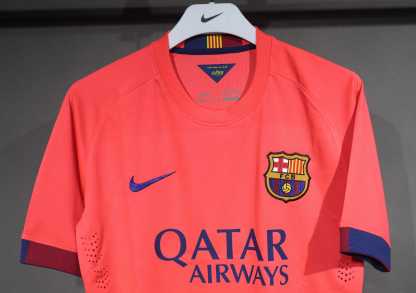 Retro 2014/15 Barcelona Away player version Size S-3XL