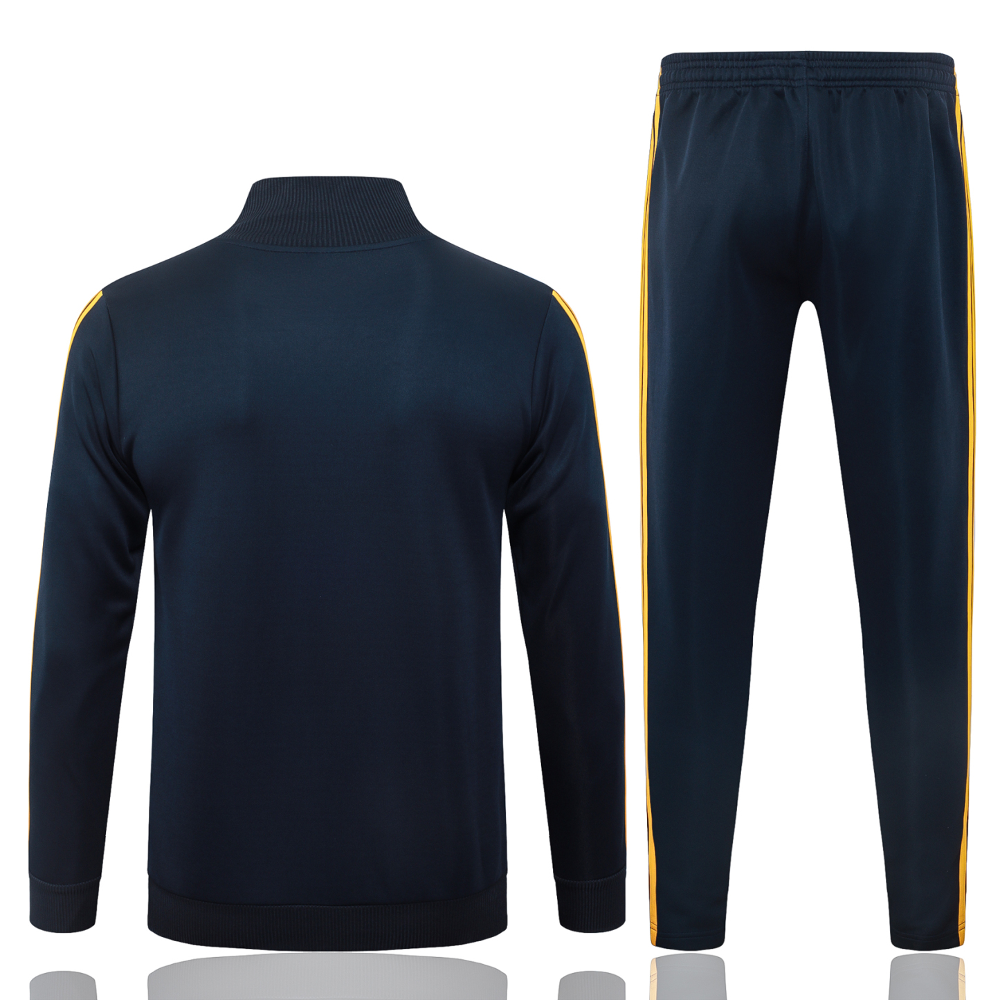 26/27 re@l Medrid Dark green (with white and yellow) Full-Zip Jacket Suit
