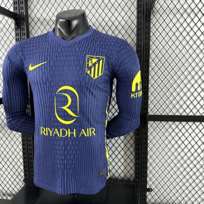 25/26 Atletico Madrid away long sleeve player version S-XXL
