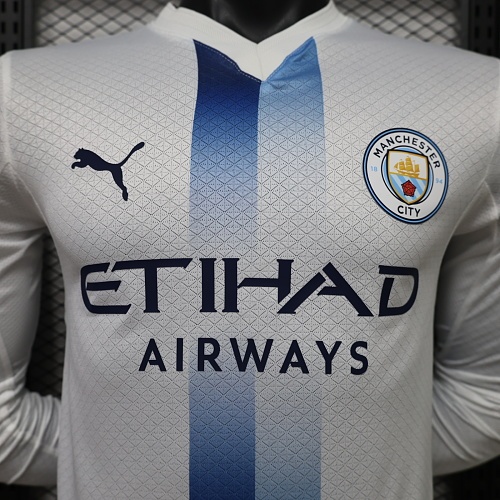 26/27 Man-City white long sleeve player version S-XXL